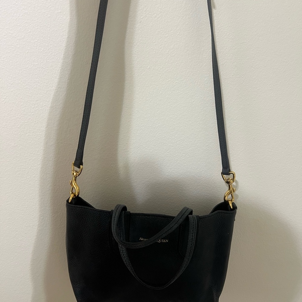 Alexander McQueen Leather Mini Tote Bag - Picture 9 of 11
